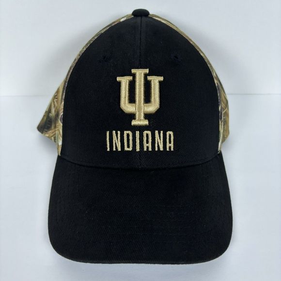 Indiana Hoosiers Hat Cap Camo Adjustable Men NCAA College Captivating IU Hunting - Picture 9 of 15